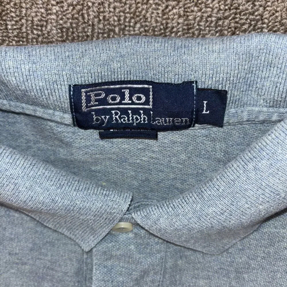 Polo Ralph Lauren Vintage Men’s Shirt Blue Large Knit